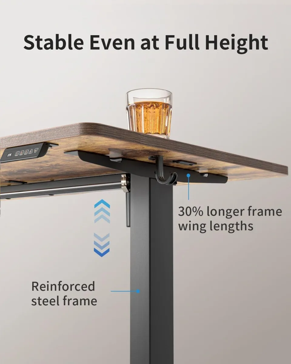 Electric Standing Desk 120 X 60CM Height - Image 4