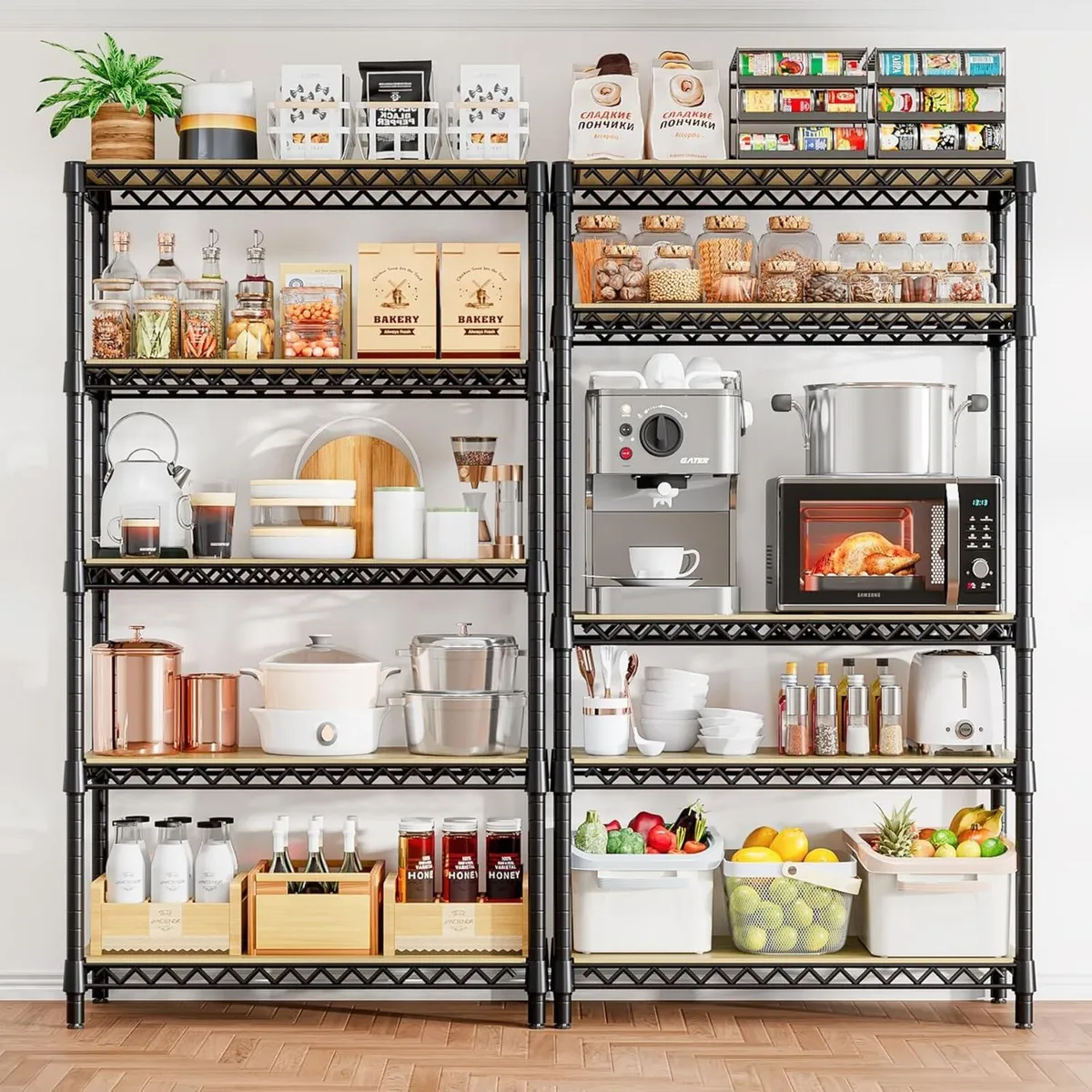 5-Tier Heavy Duty Garage Shelving Unit 180x90x30CM - Image 2