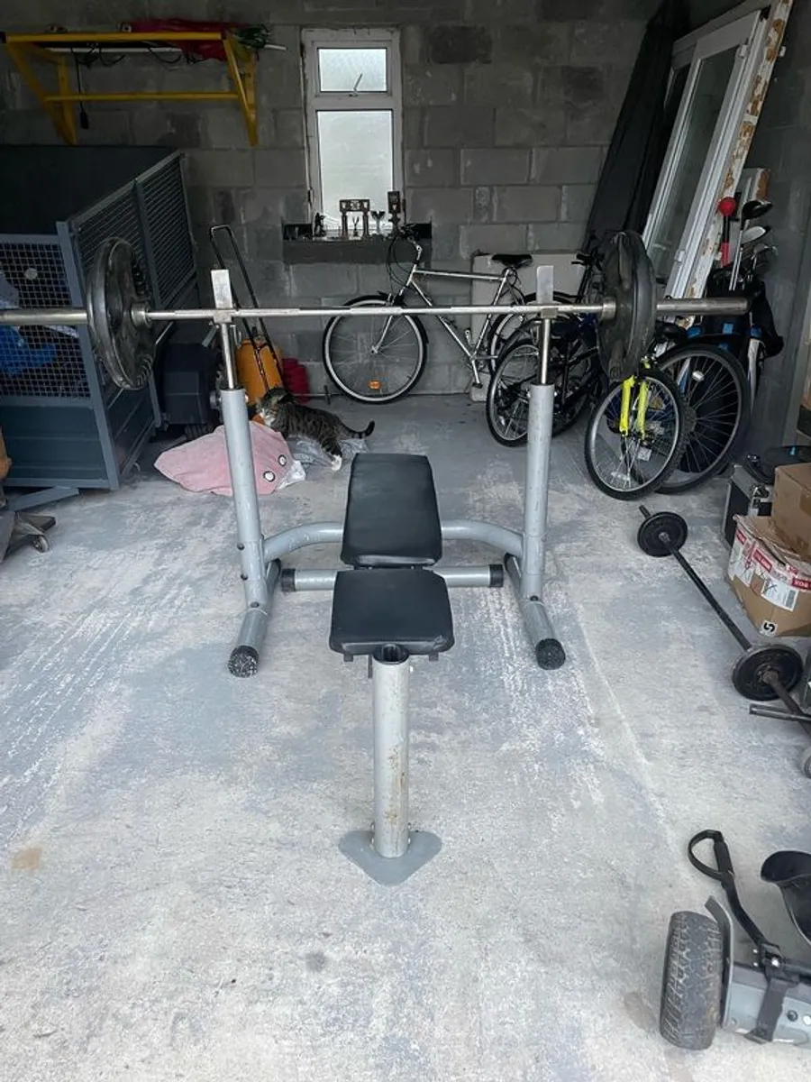 weights bench and weights - Image 3