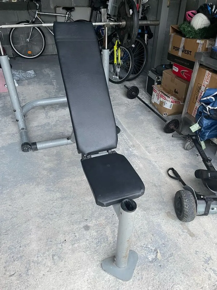 weights bench and weights - Image 1