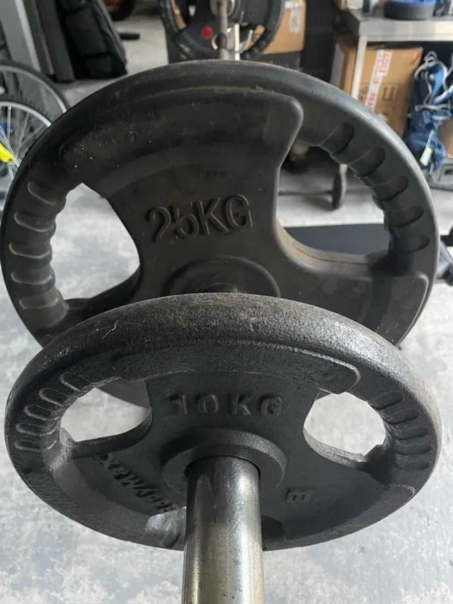 weights bench and weights - Image 2