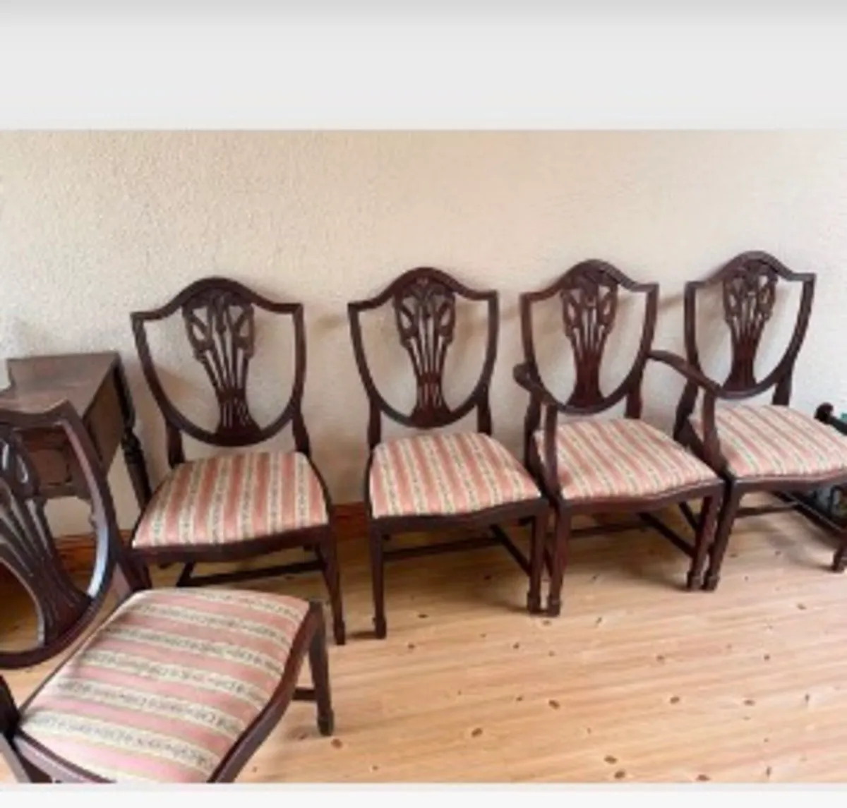 5 Mahogony chairs