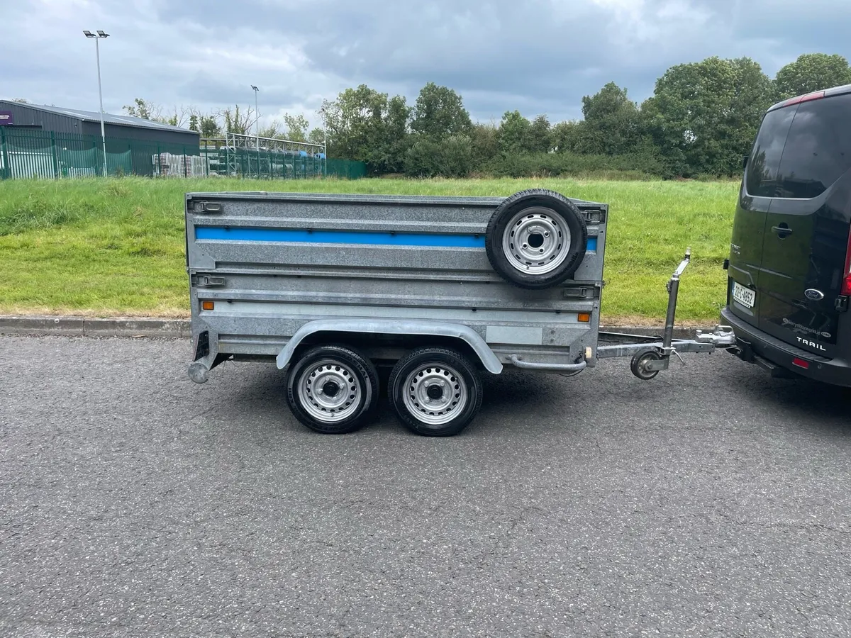 Galvanised car trailer for sale - Image 1