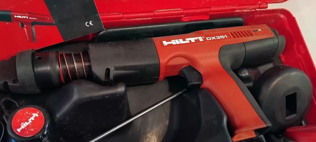 Hilti DX351 Powder Actuated Nail Gun "Serviced" - Image 2