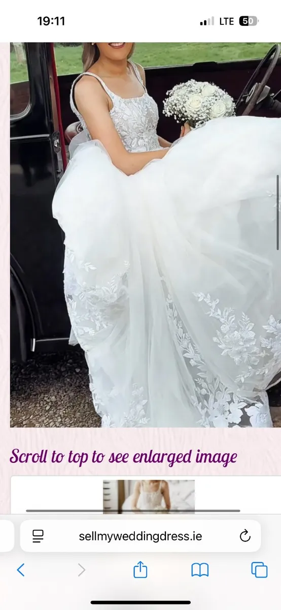 Justin Alexander Wedding Dress - Image 3