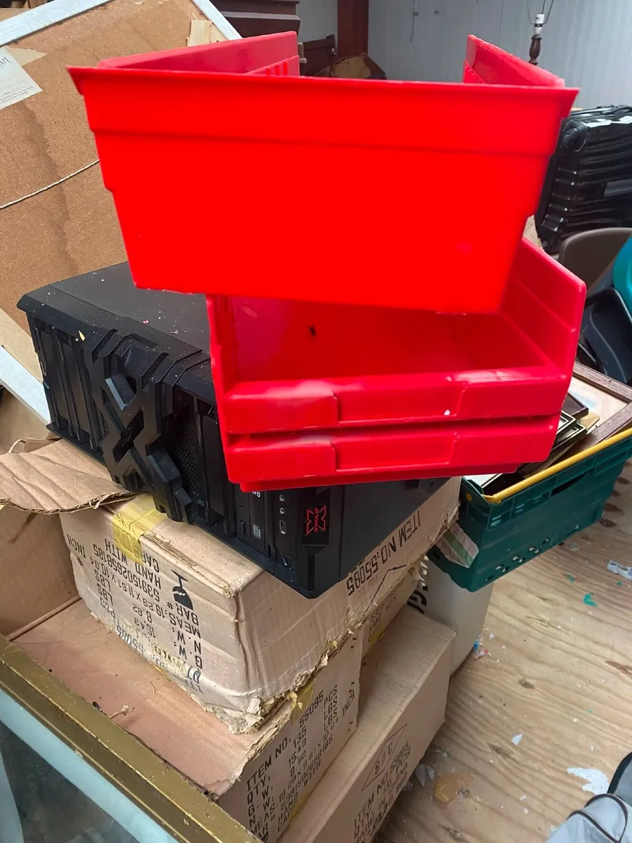 Plastic storage bins - Image 1