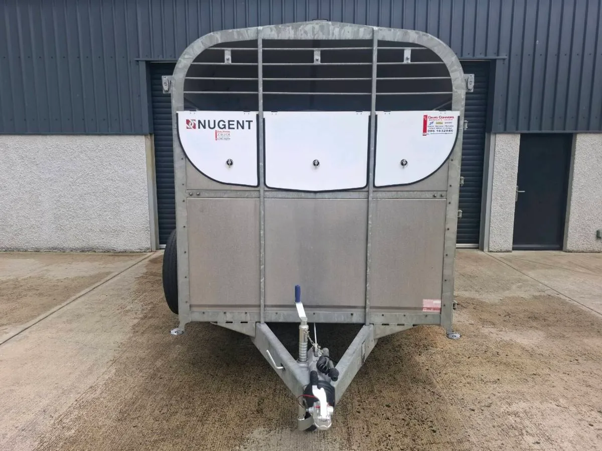 Nugent 12ft x 6ft livestock trailer AS NEW - Image 4