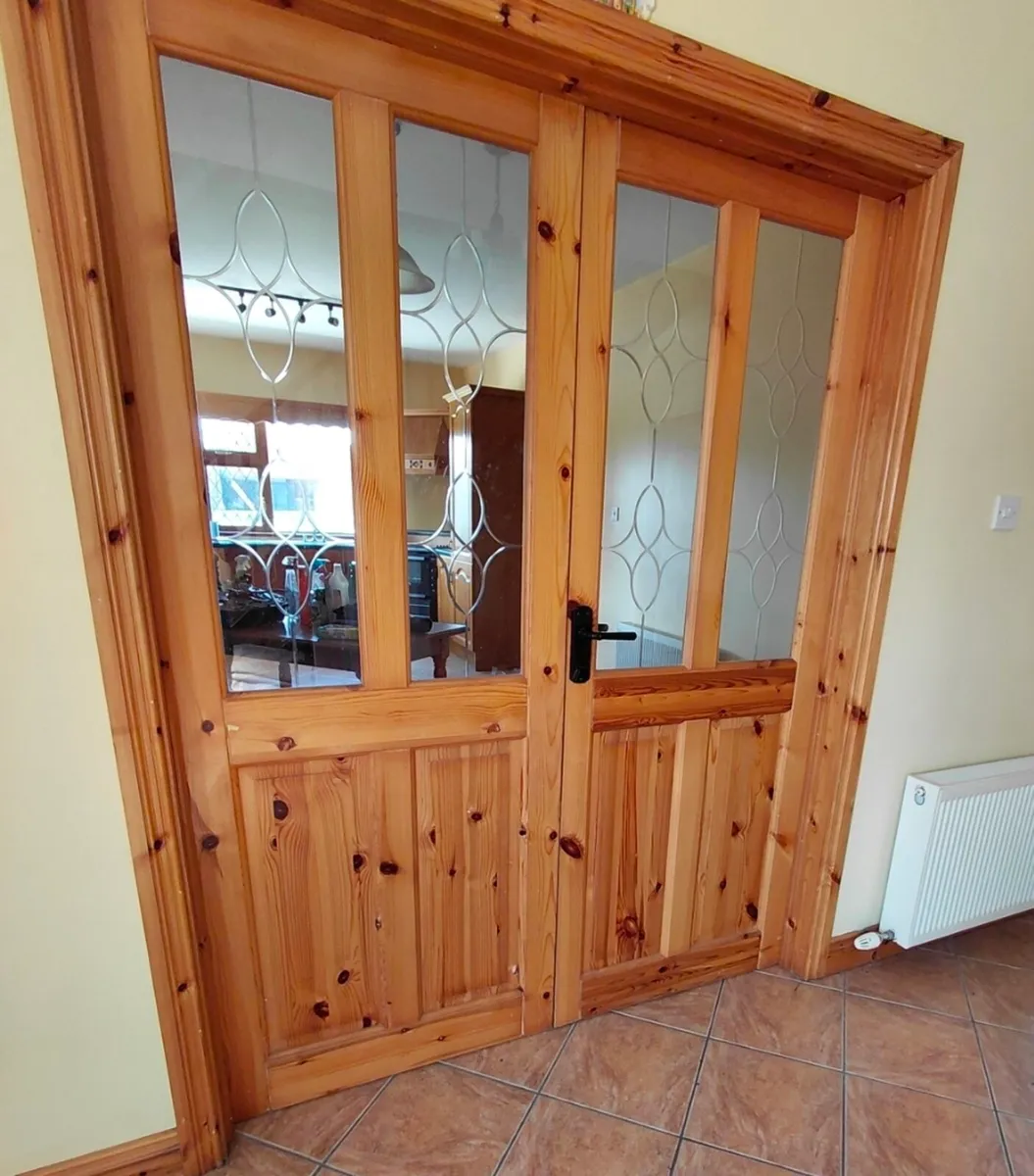 Glass doors