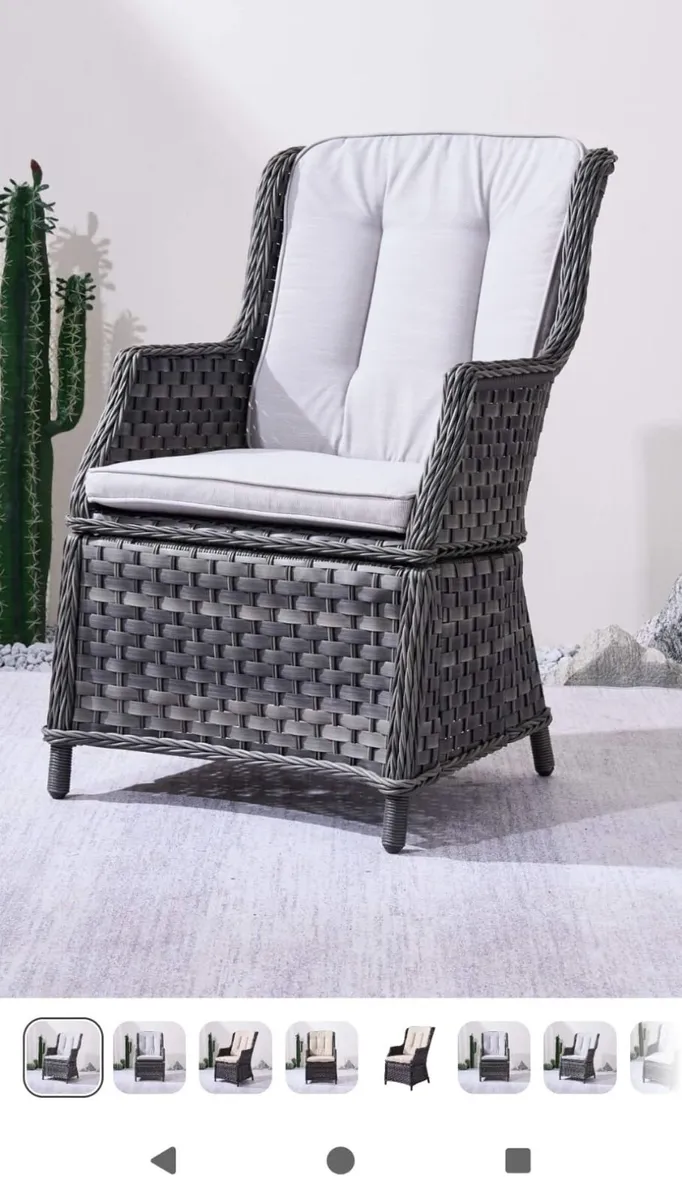 Patio Furniture, Table & 2 chairs. - Image 4