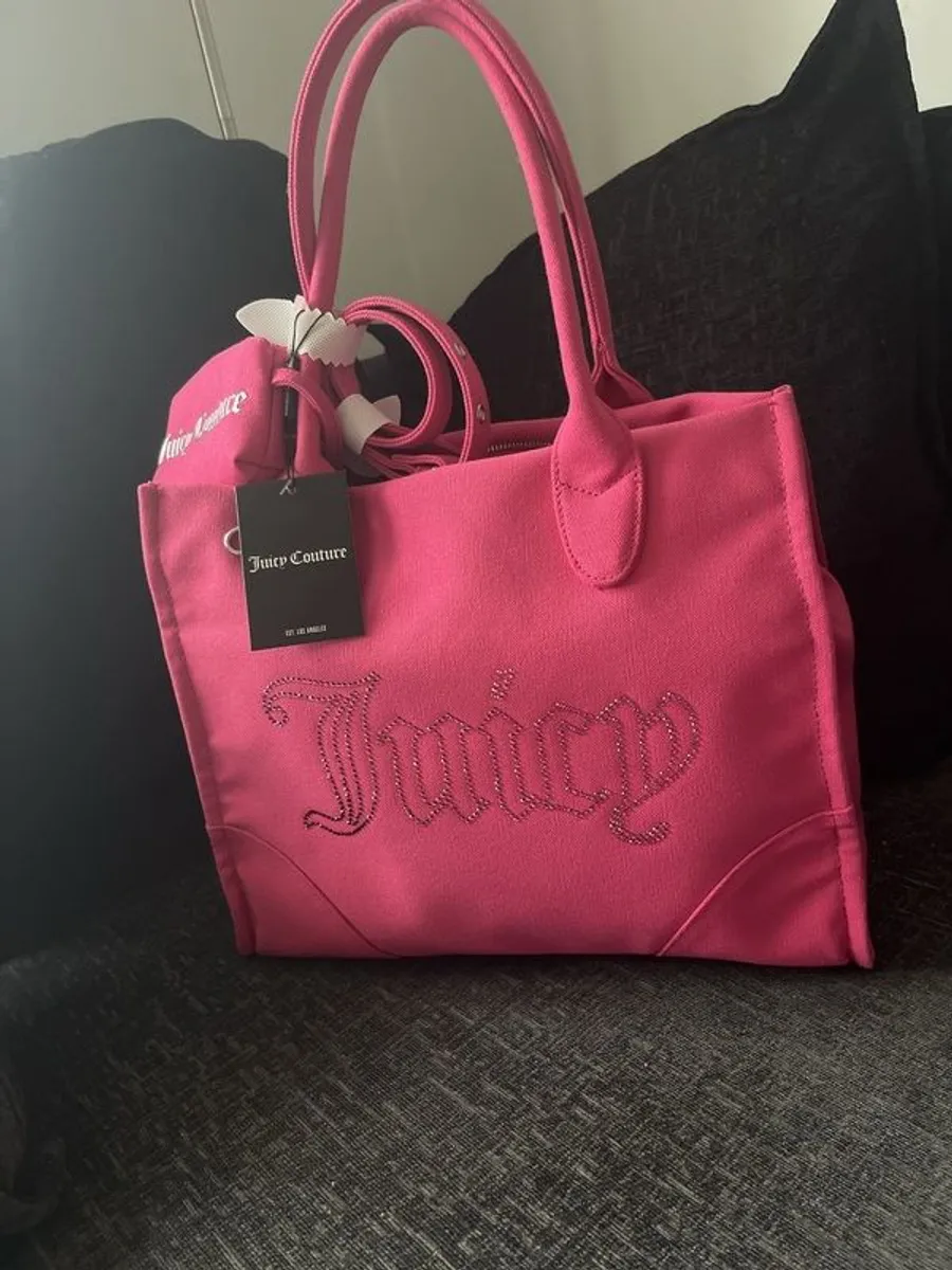 Juicy Couture Tote bag , beautiful bag with coin purse brand new never used .