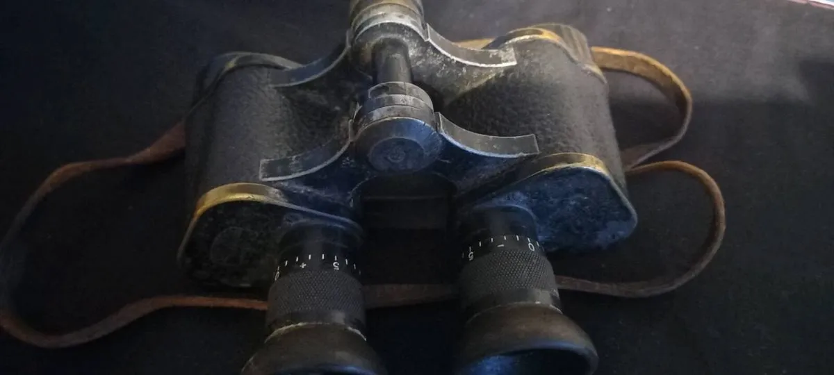 Vintage World War ll Carl Zeiss German Binoculars - Image 3