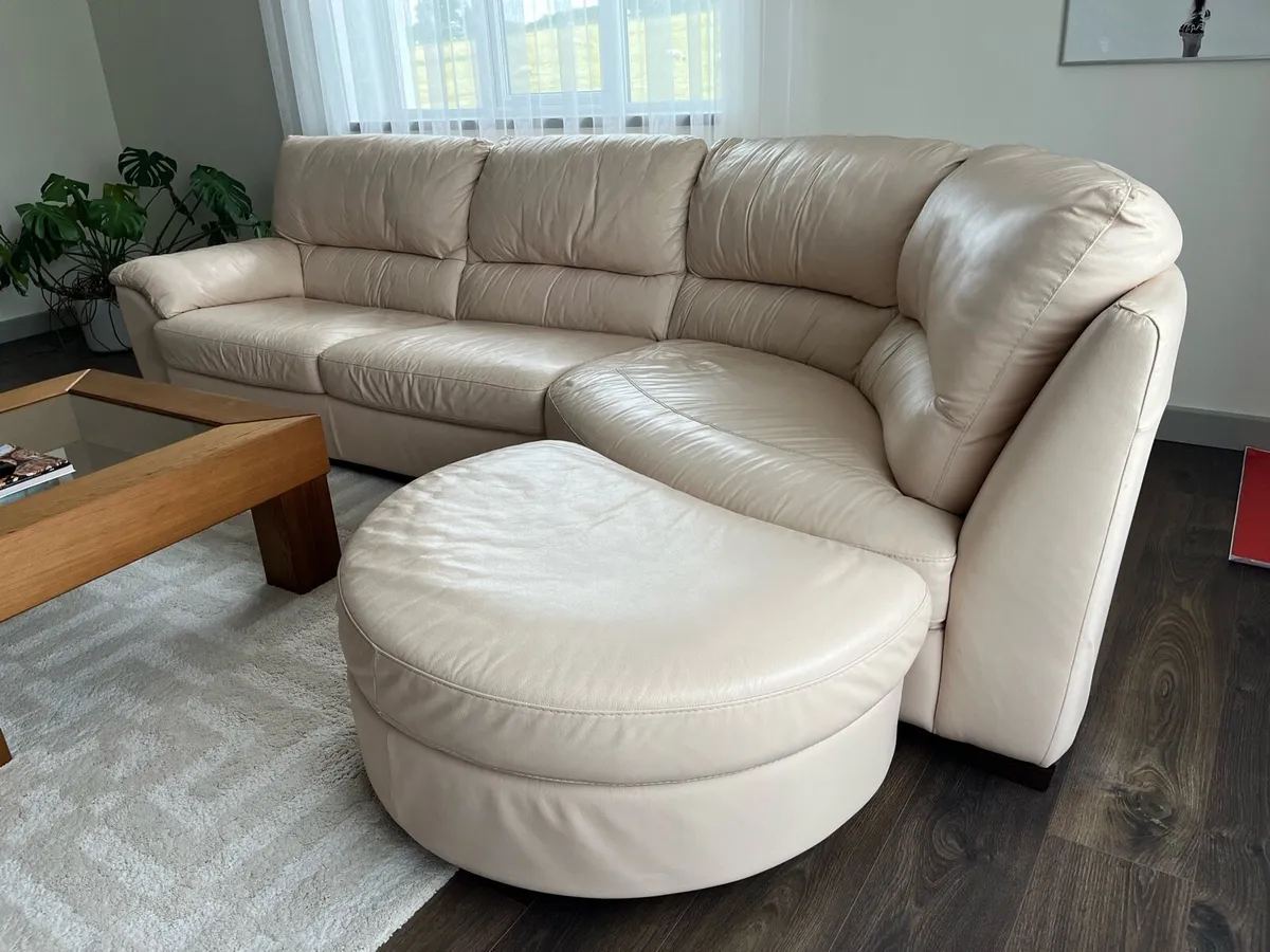 Leather sofa - Image 1