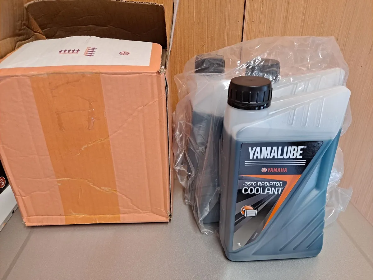 Yamaha Yamalube coolant anti-freeze 3x 1L bottles - Image 1