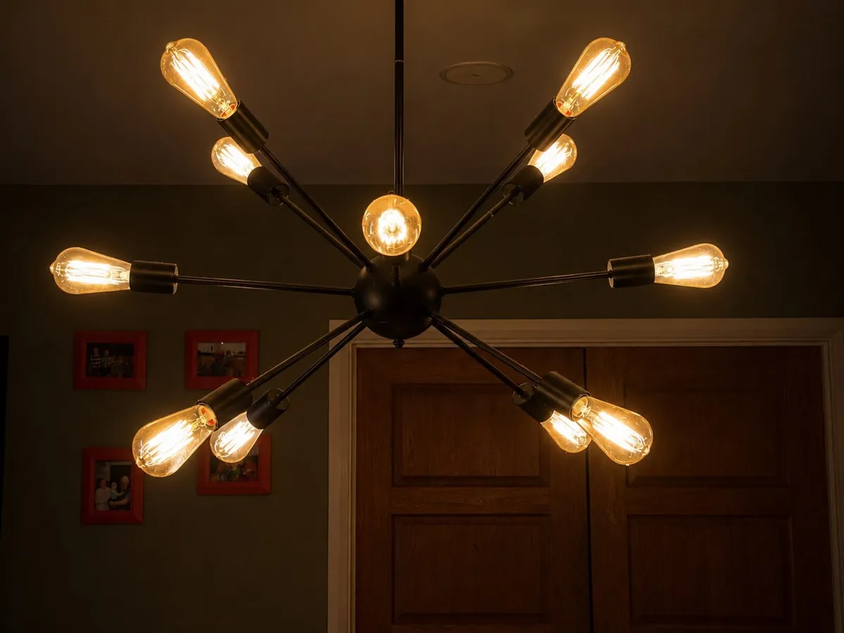 Black pendant ceiling light - Image 2