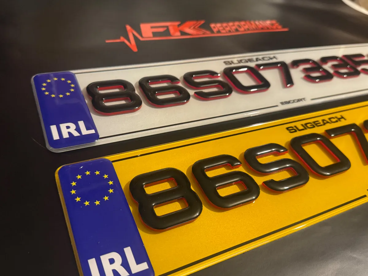 Ultimate number plates , gel , german , jap - Image 2