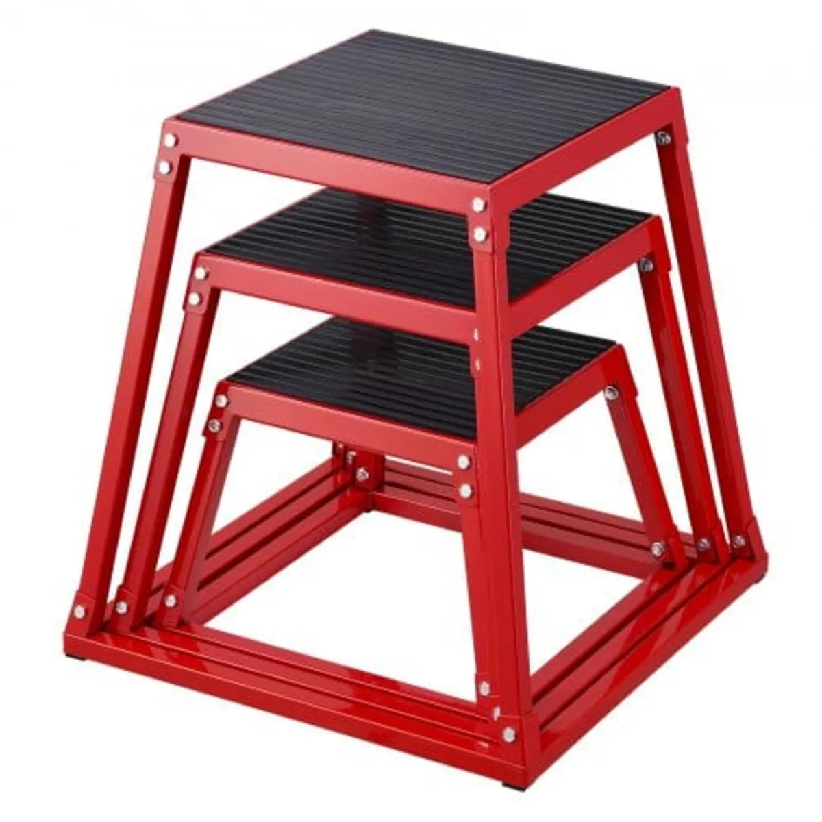 Plyometric Jump Boxes, 12/18/24 Inch Plyo Box, Pla - Image 1