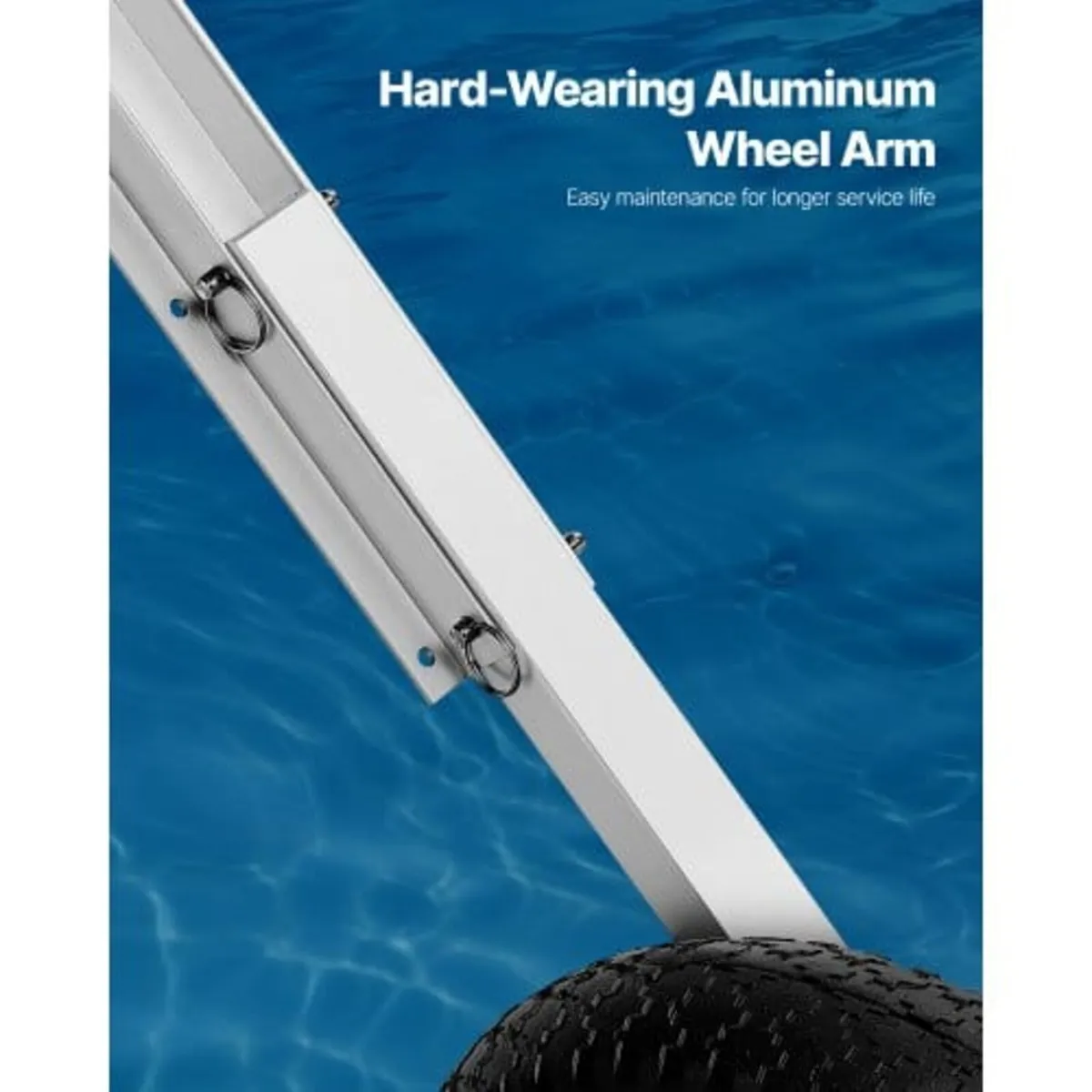 Boat Launching Wheels, 136.1 kg Load Capacity, 381 - Image 2