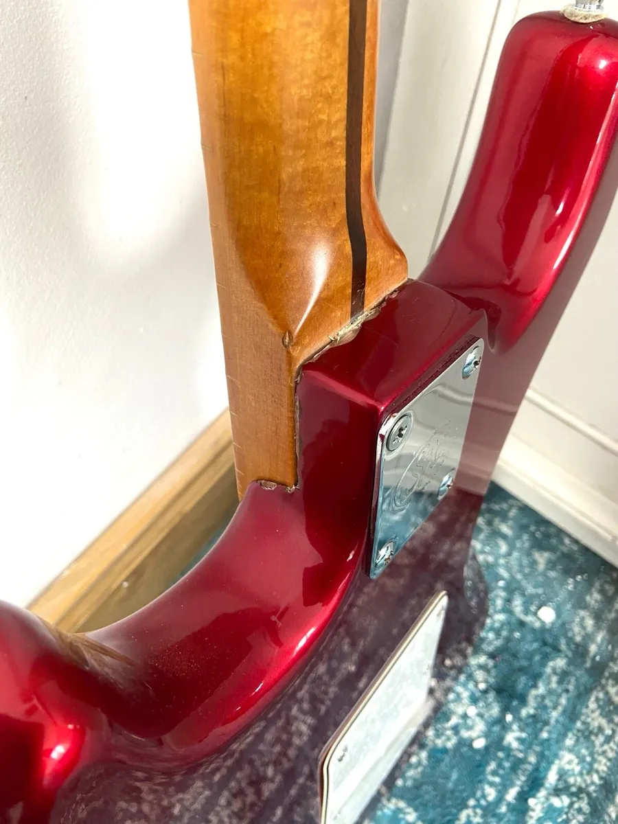 Strat copy red maple neck - Image 3