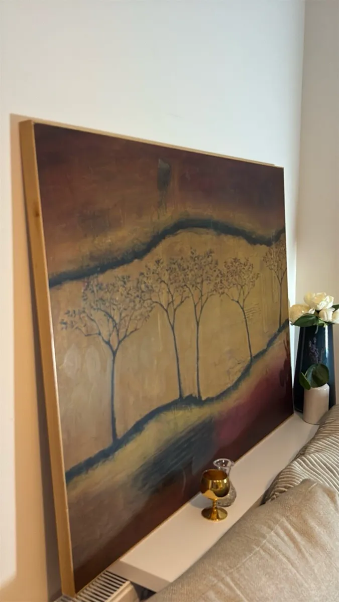 Hudge 3D Texture Abstract Landscape Art 125/90cm - Image 3