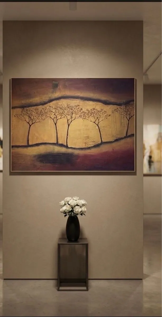 Hudge 3D Texture Abstract Landscape Art 125/90cm - Image 4