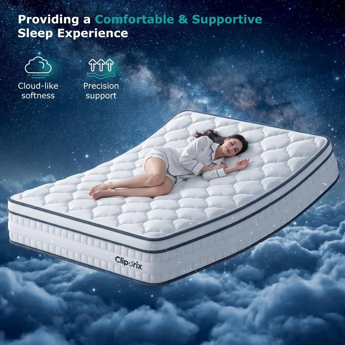 Mattress Orthopaedic Bed with Individual Pocket - Image 4