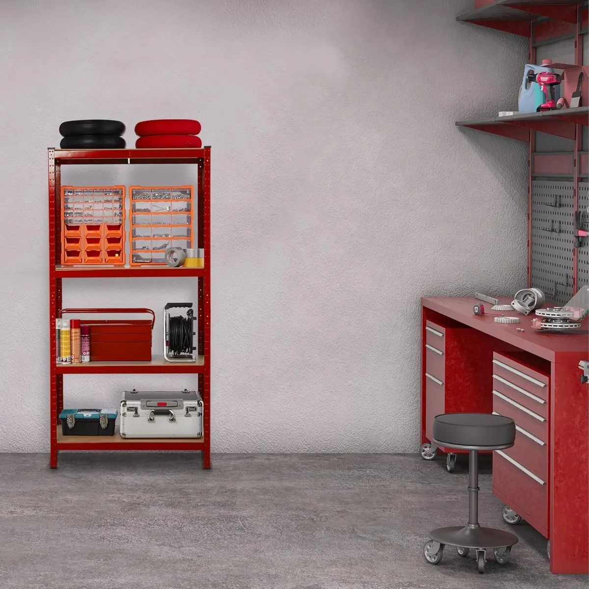 2 X Heavy-Duty Shelving Unit - Image 2
