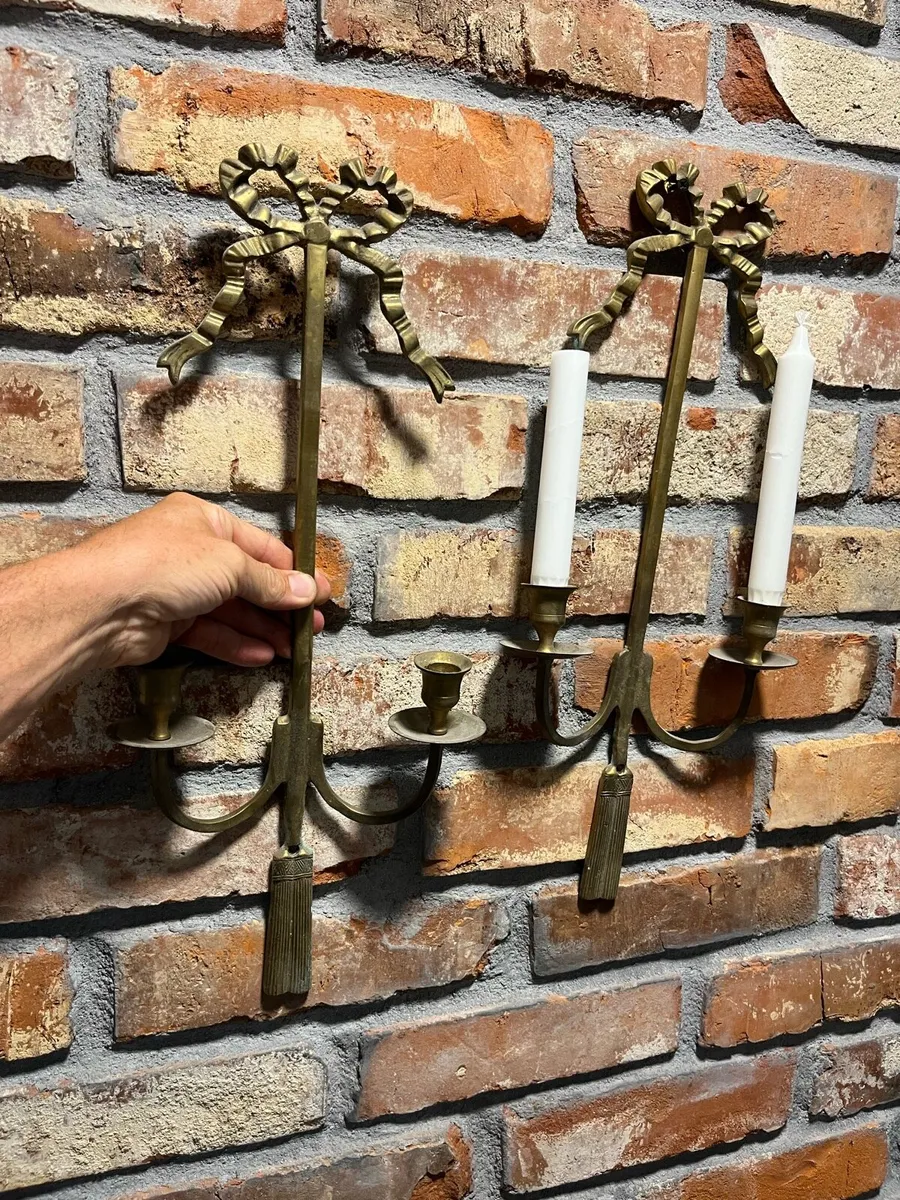 Vintage candle holders - Image 1