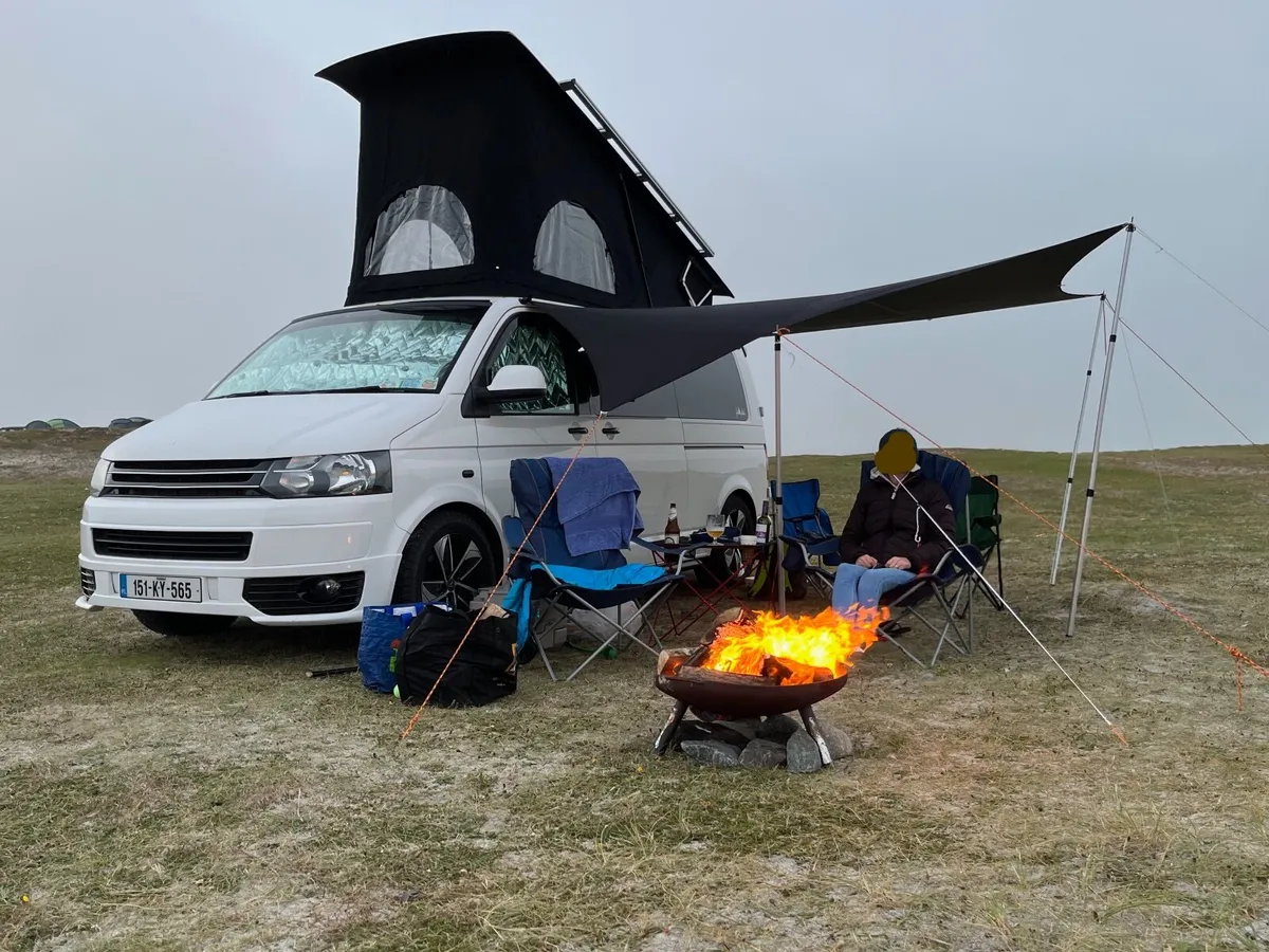 VW Transporter Camper Van,Under 2m Poptop RoofRack - Image 4