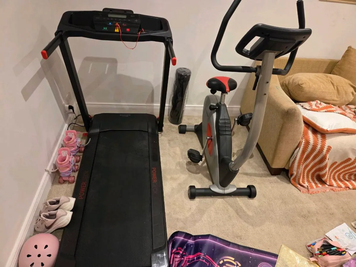 Exercise Bike & Treadmill - Image 1