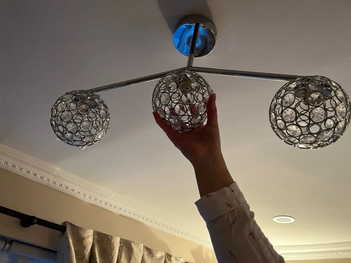Brand New 3 Light Ceiling Fitting + 2 Wall Lights - Image 1
