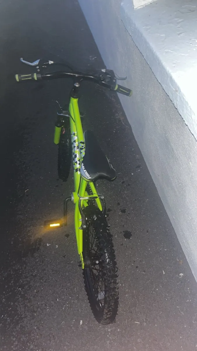 Kids Bike (Green/Yellow) - Image 2