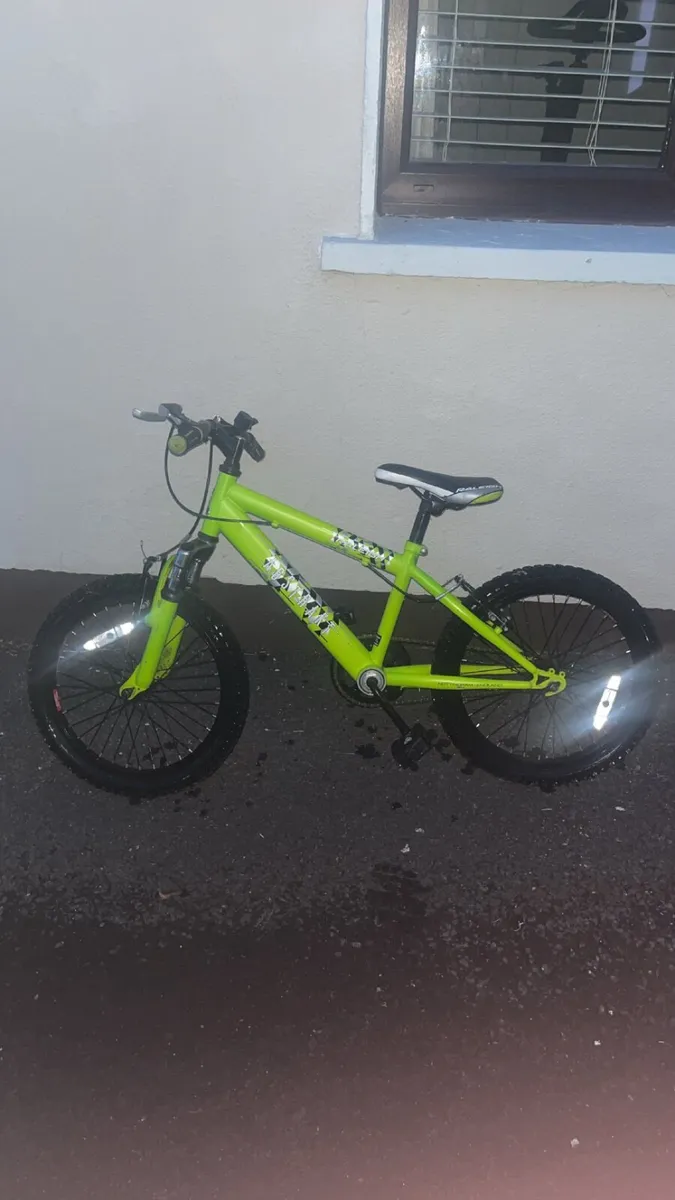 Kids Bike (Green/Yellow) - Image 3