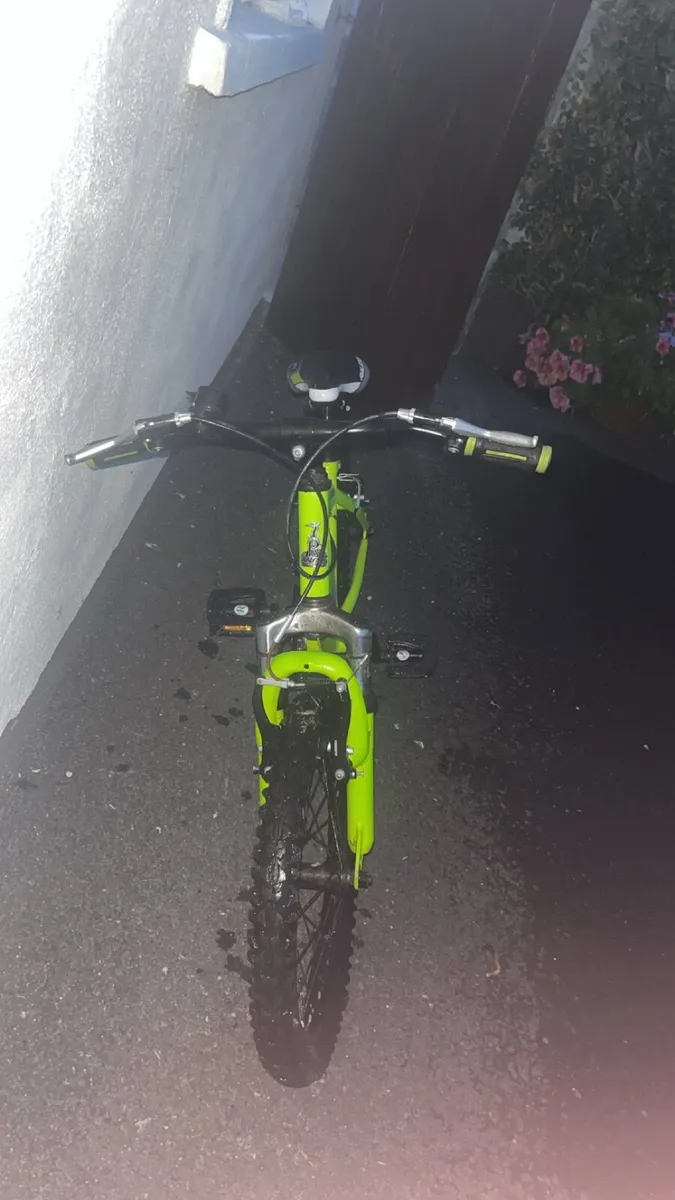 Kids Bike (Green/Yellow) - Image 4