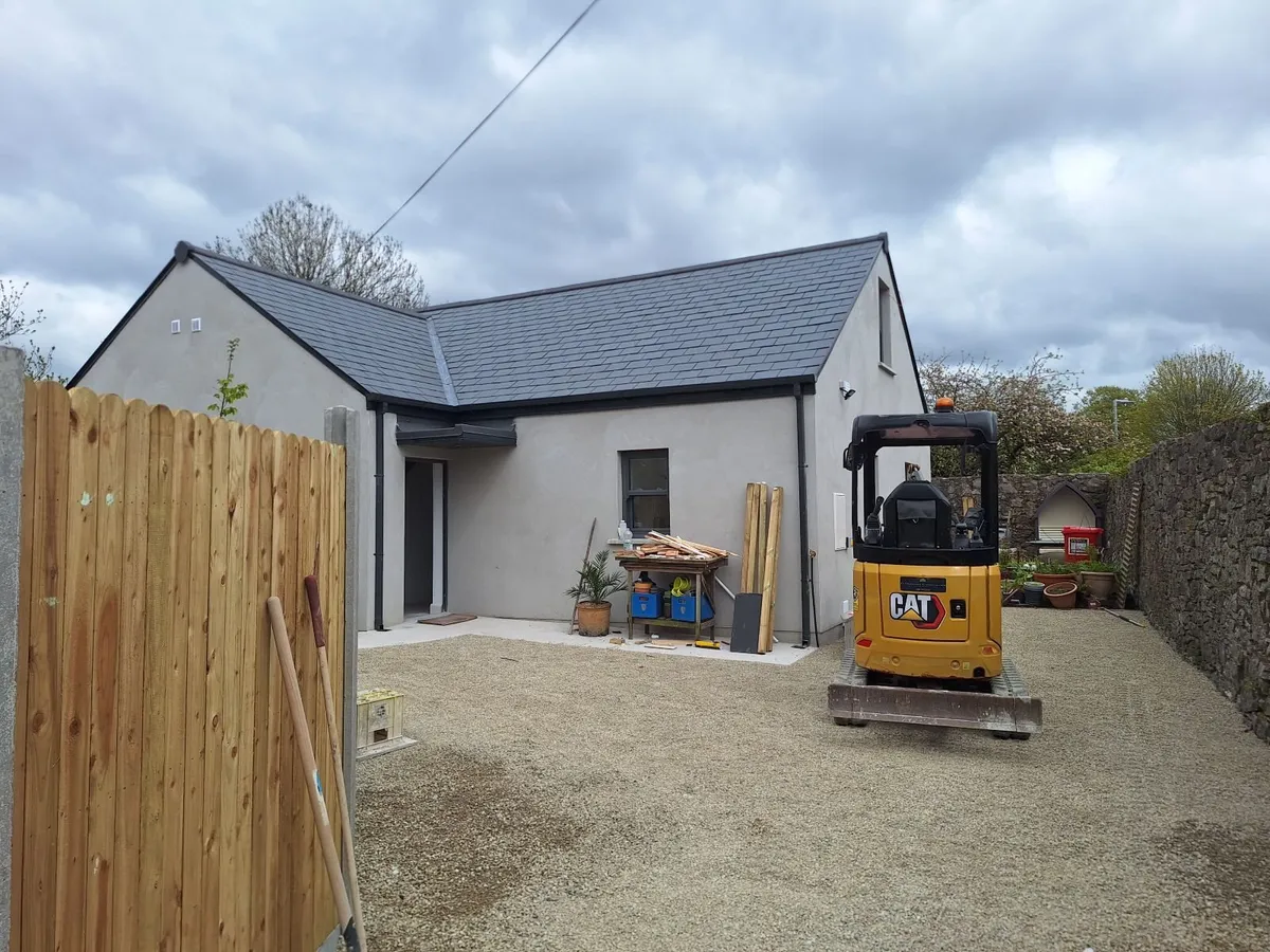 Excavator hire and Landscaping - Image 1