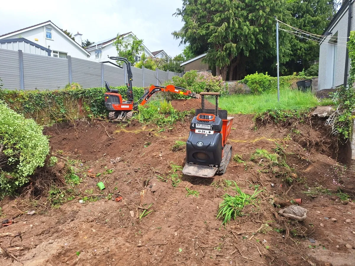 Excavator hire and Landscaping - Image 4