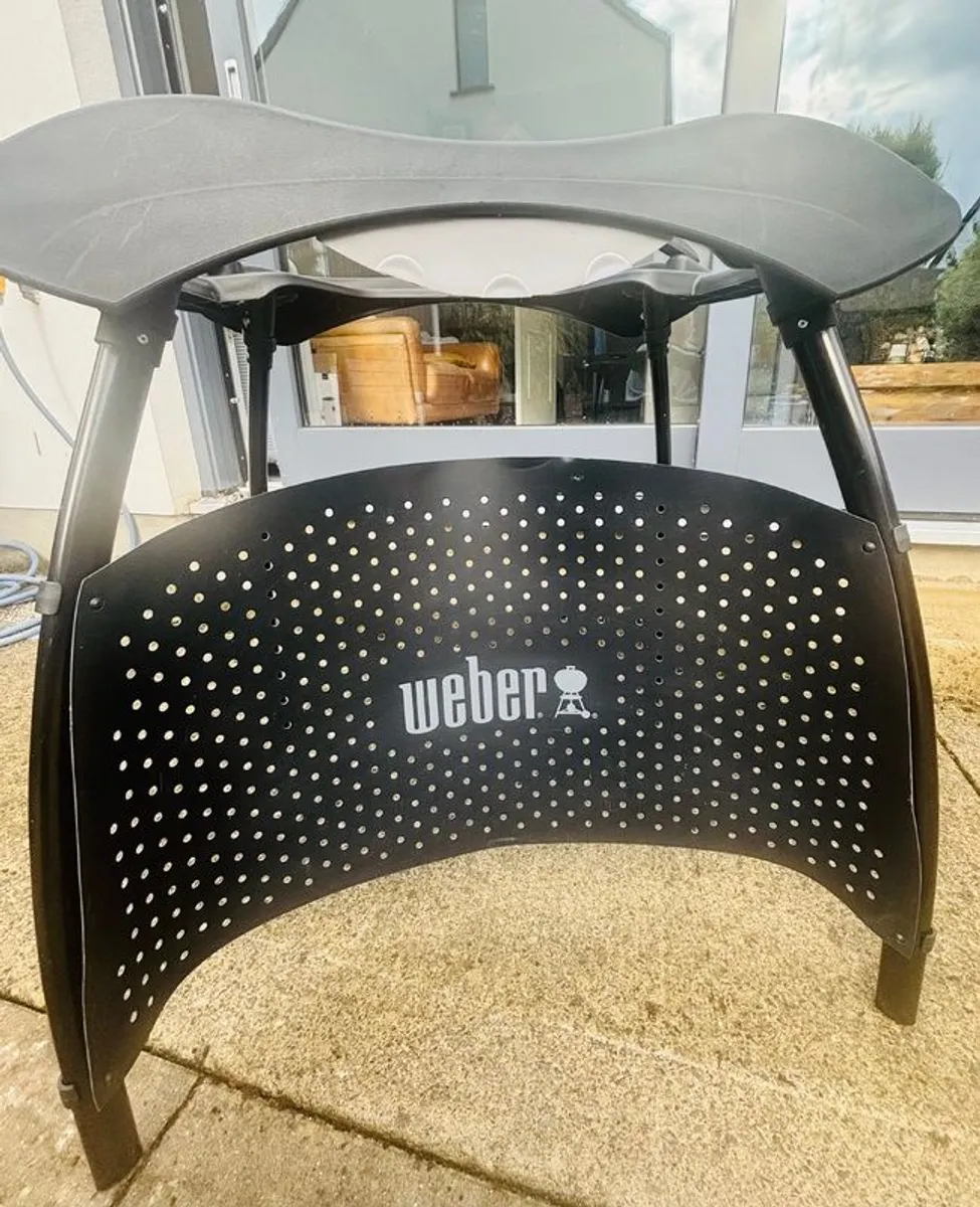 Weber Gas BBQ + Stand For Sale - Image 2