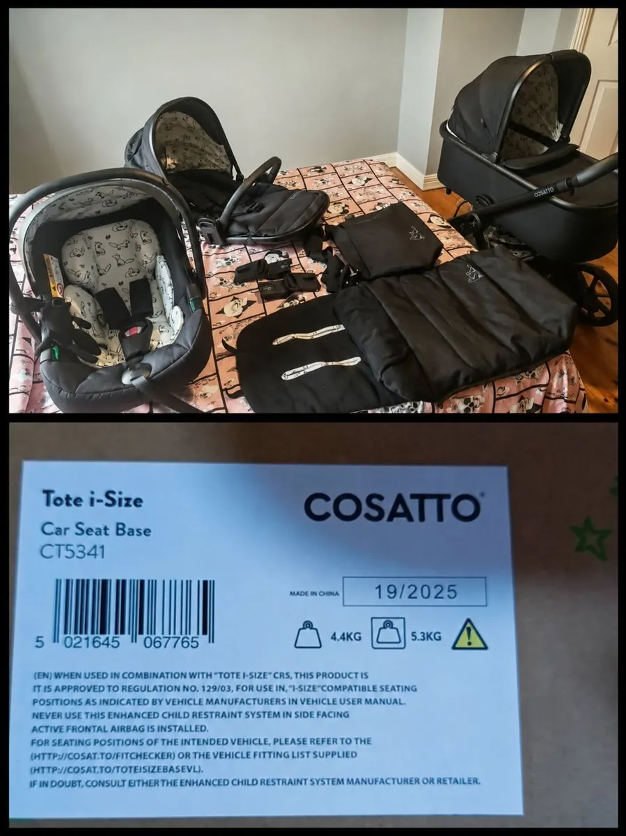cosatto travel system NEW
