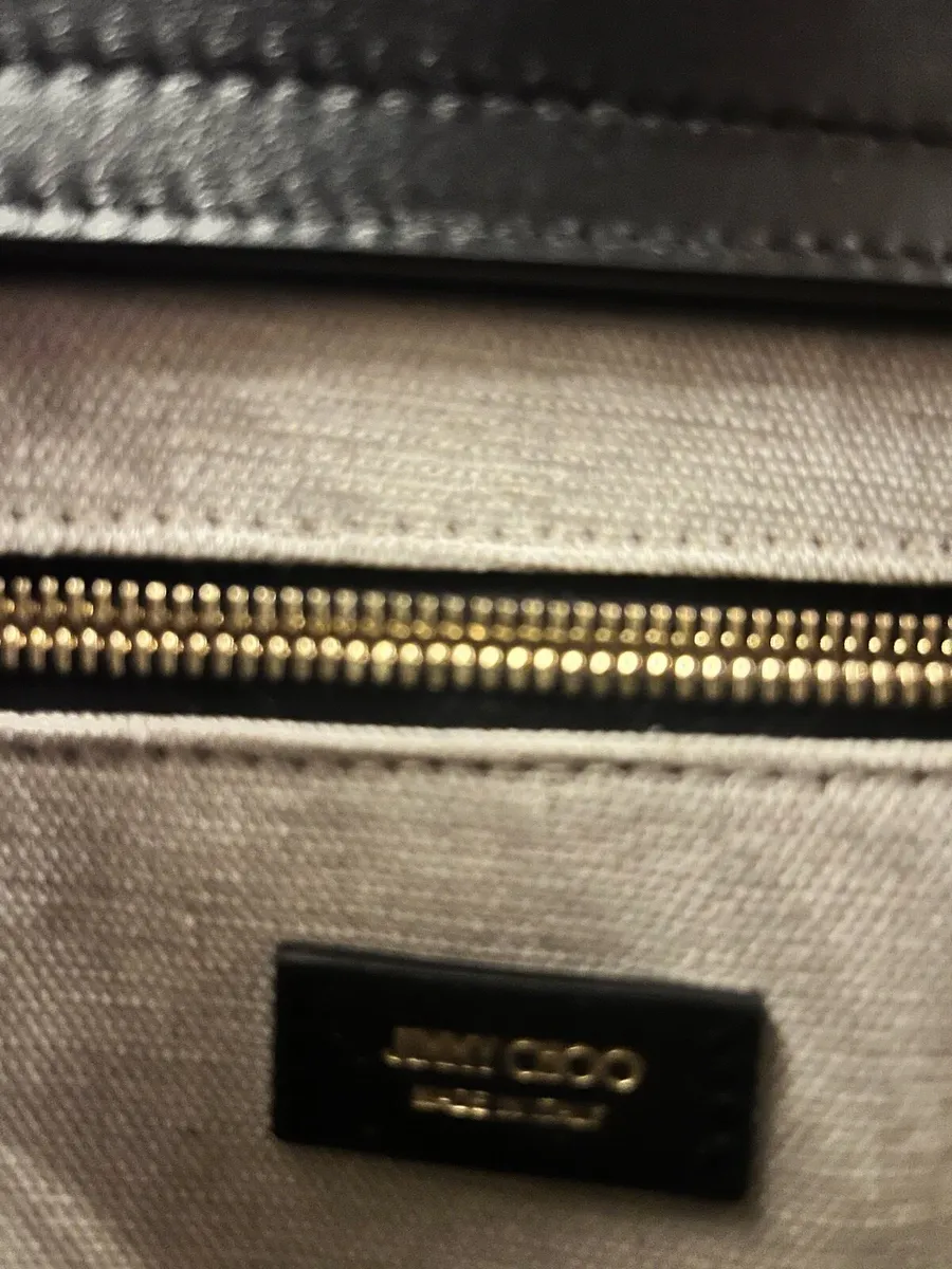 JIMMY CHOO AVENUE TOTE M BLACK CALF LEATHER - Image 4