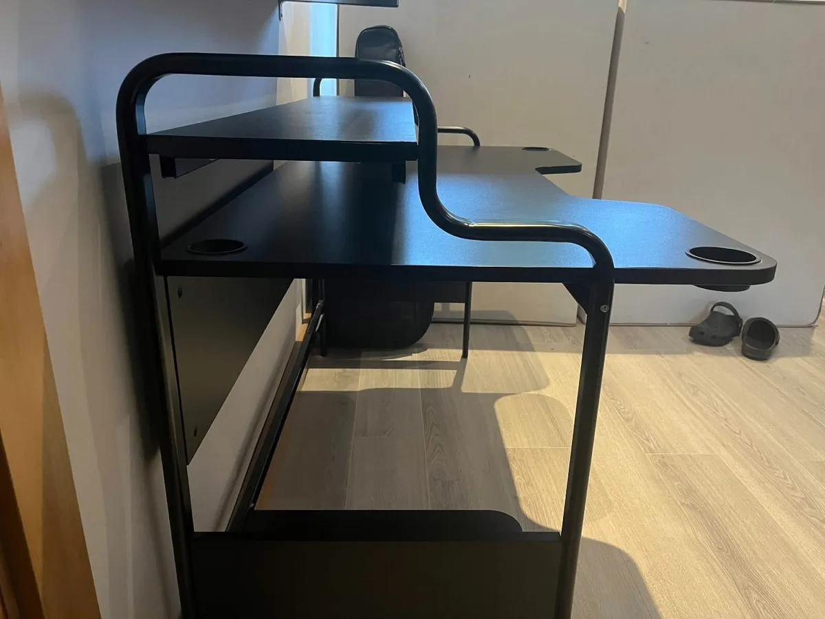 Ikea all black gaming desk - Image 3