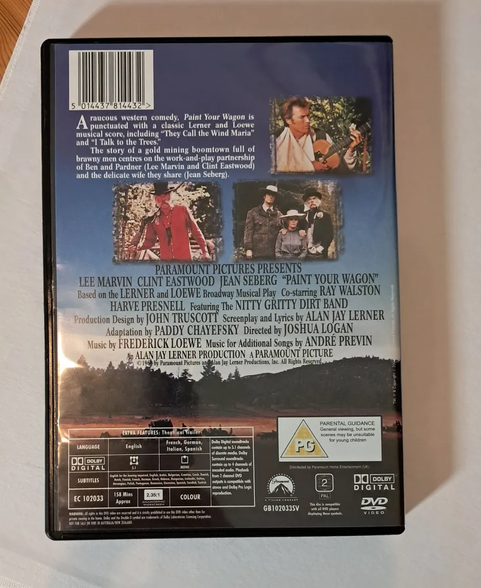 Paint Your Wagon DVD - good condition - Image 4