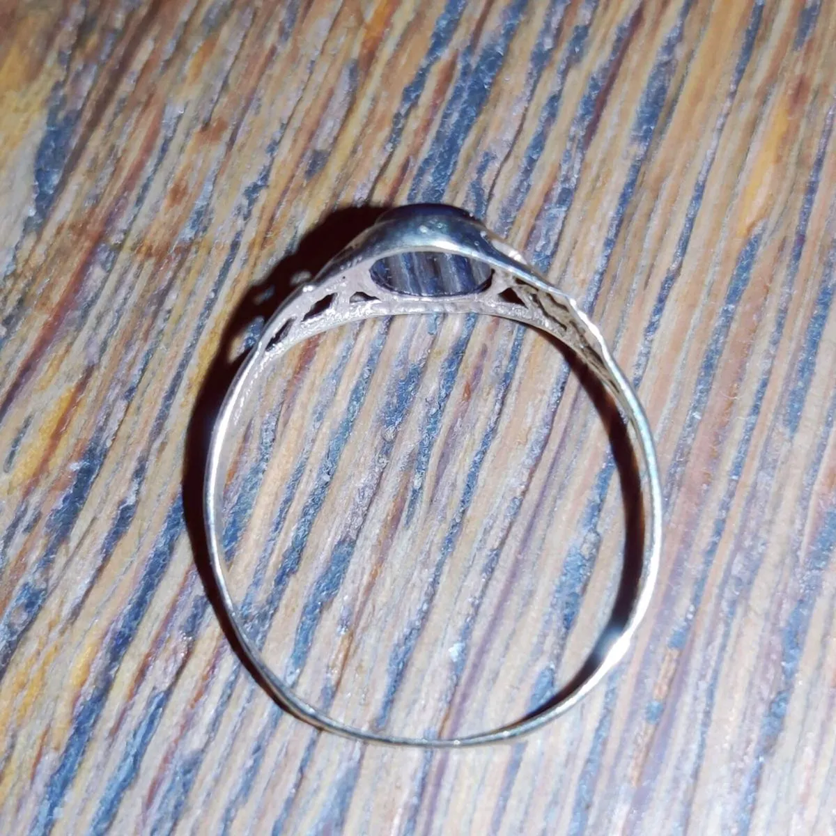BLACK ONYX TRELLIS, 9CT Gold Vintage Signet Ring ! - Image 4
