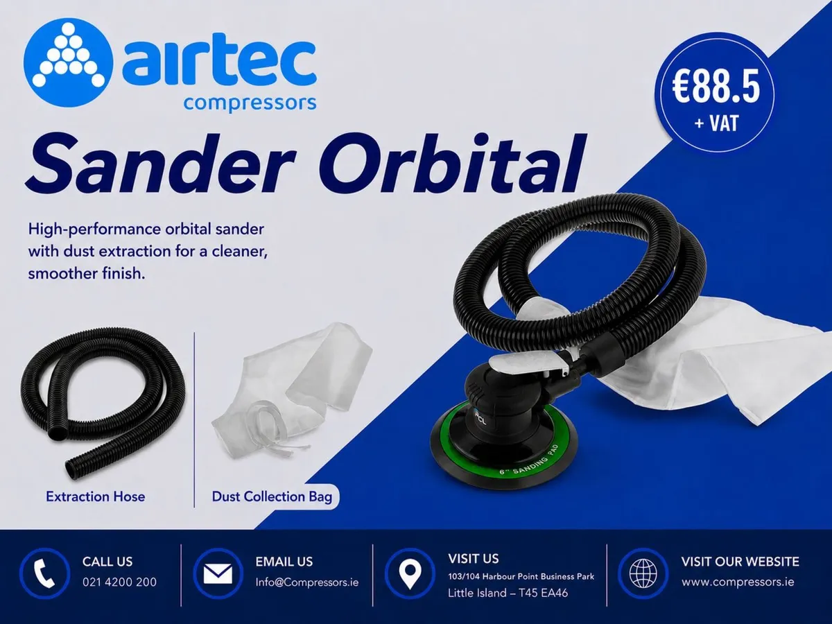 COMPRESSOR - ORBITAL AIR SANDER - IN STOCK - Image 2