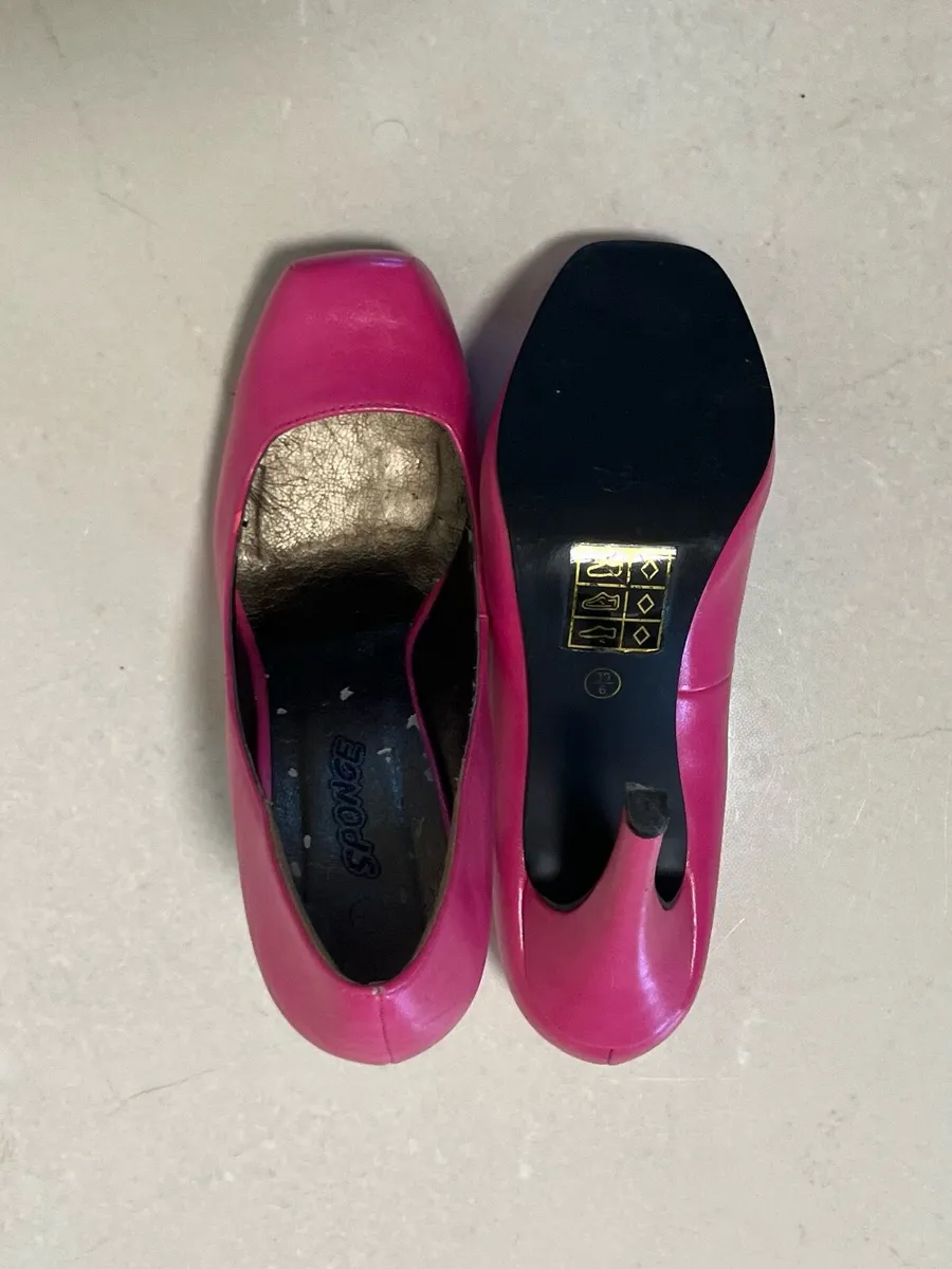 Cerise Pink High Heel Shoes - Size 6 / 39 - Image 4
