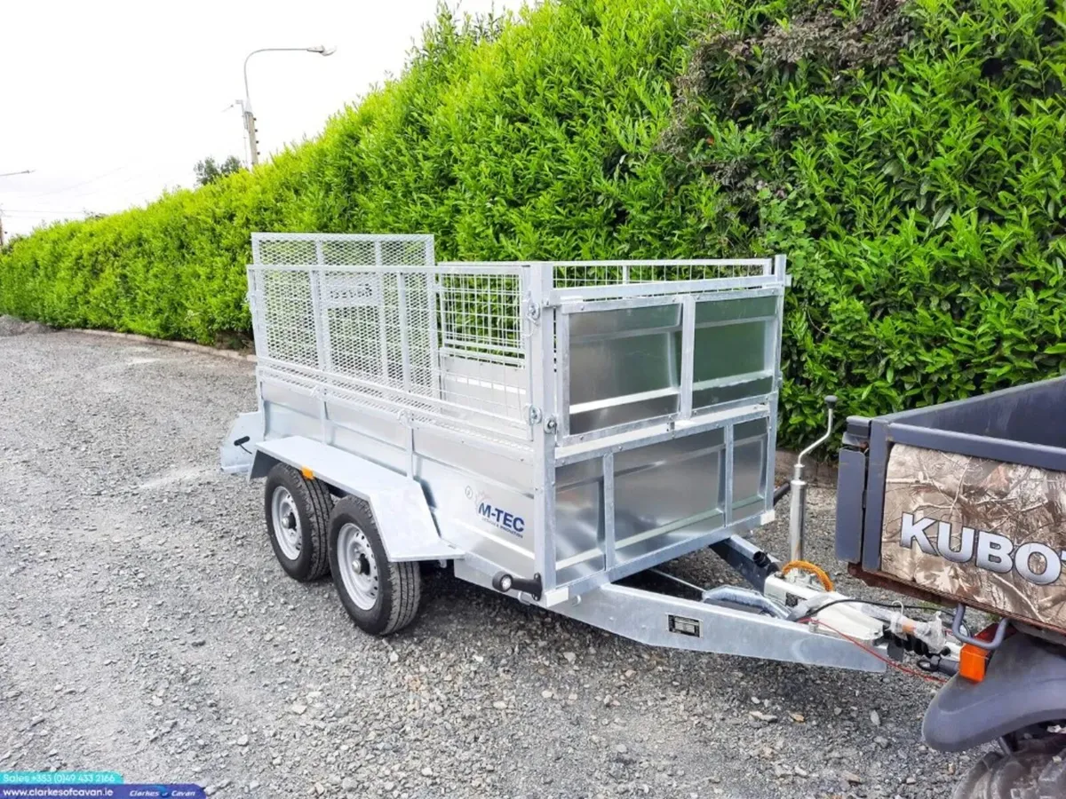 M-Tec 8ft x 4ft 2" Twin Axle Trailer - Image 1