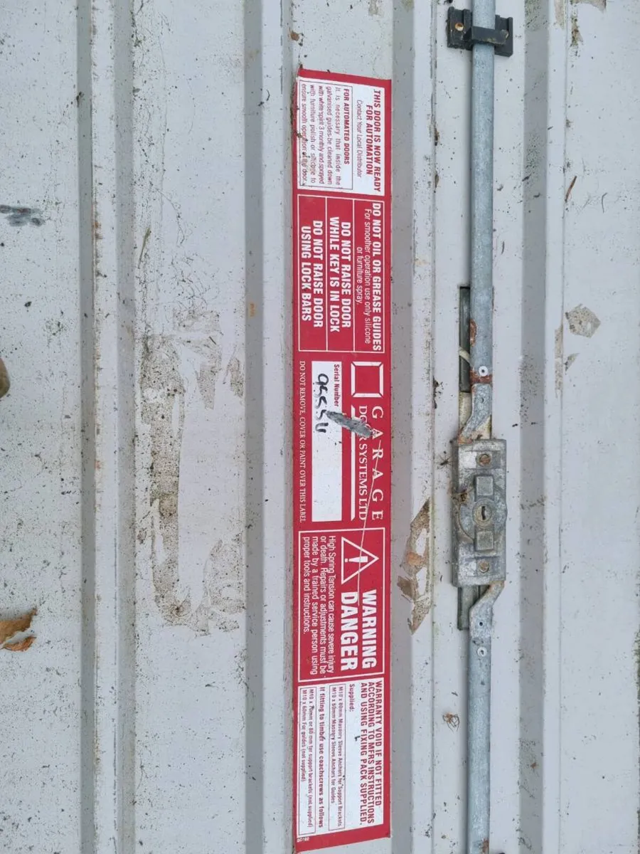 8ft x 8ft steel roller door - Image 3