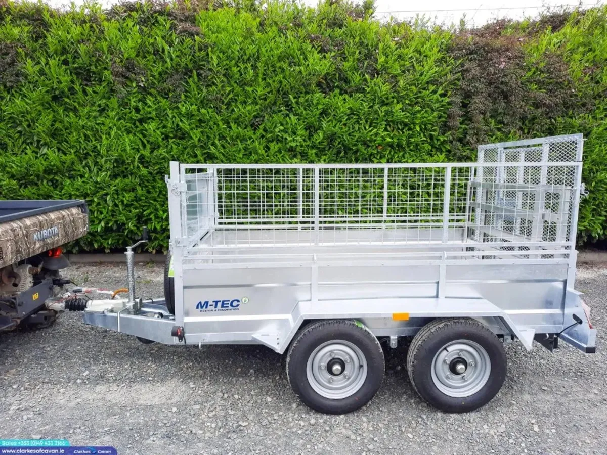 M-Tec 8ft x 5ft Twin Axle Trailer - Image 4
