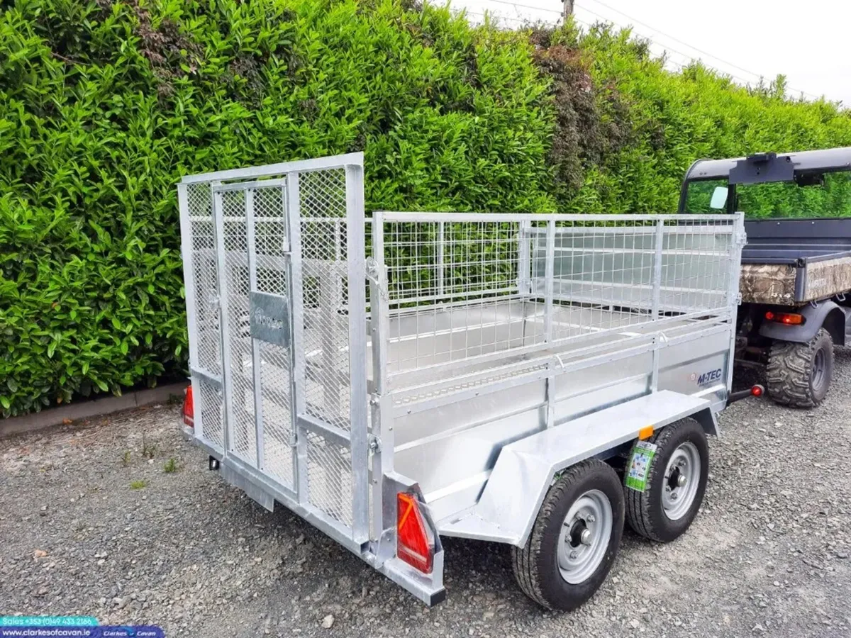 M-Tec 8ft x 5ft Twin Axle Trailer - Image 3