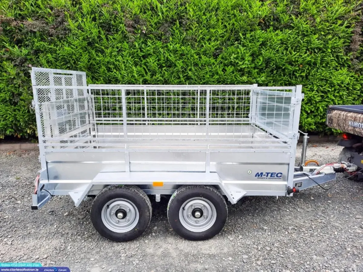 M-Tec 8ft x 5ft Twin Axle Trailer - Image 2