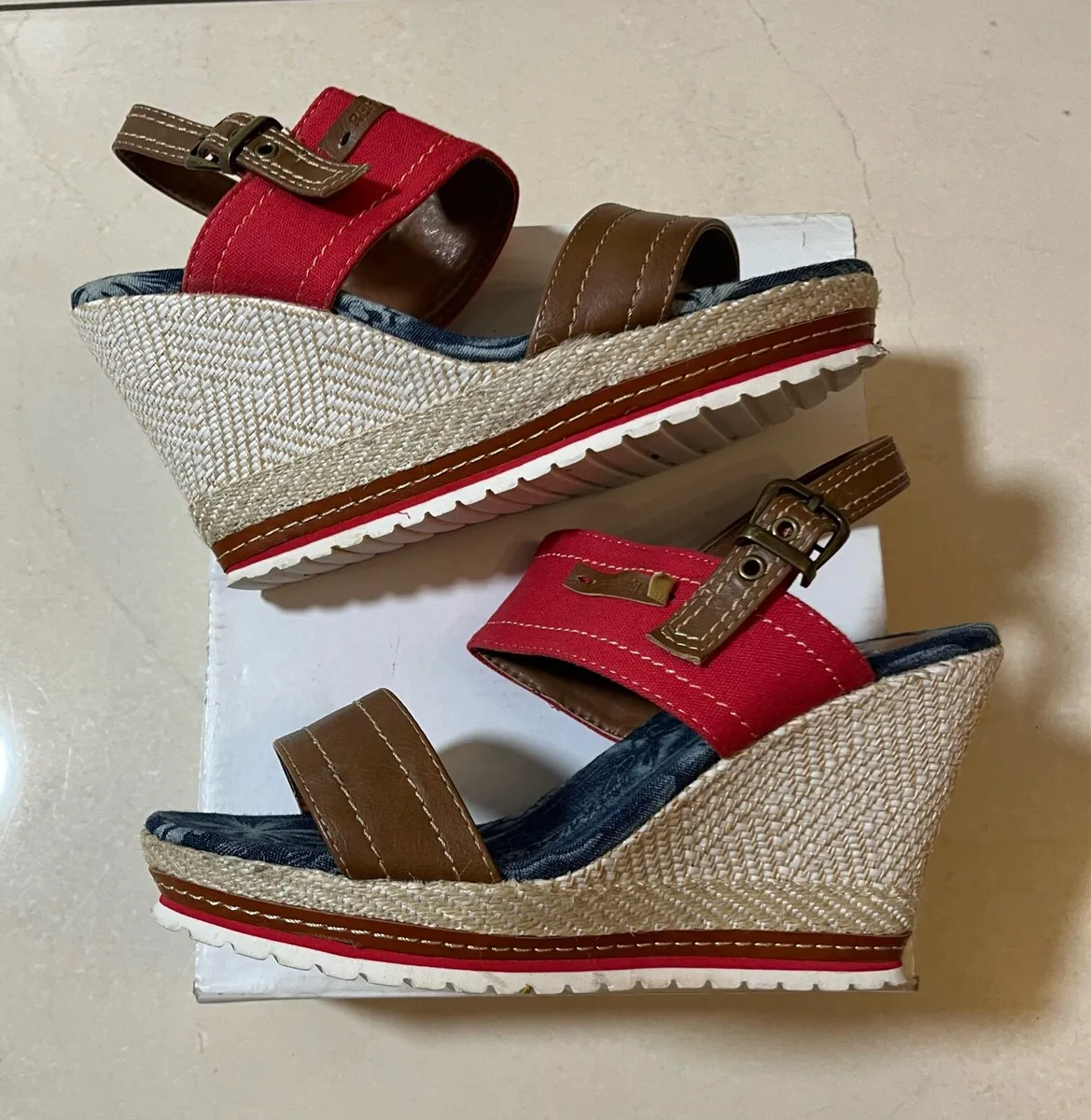 Wedge Sandals -Size 6 / 39 - Image 3