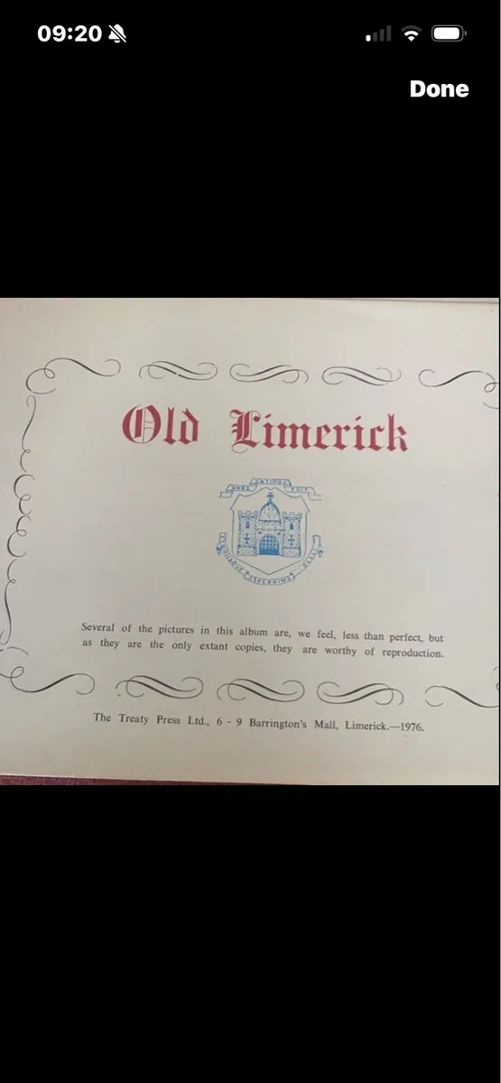 Vintage ‘ Old Limerick’ Publication - Image 2